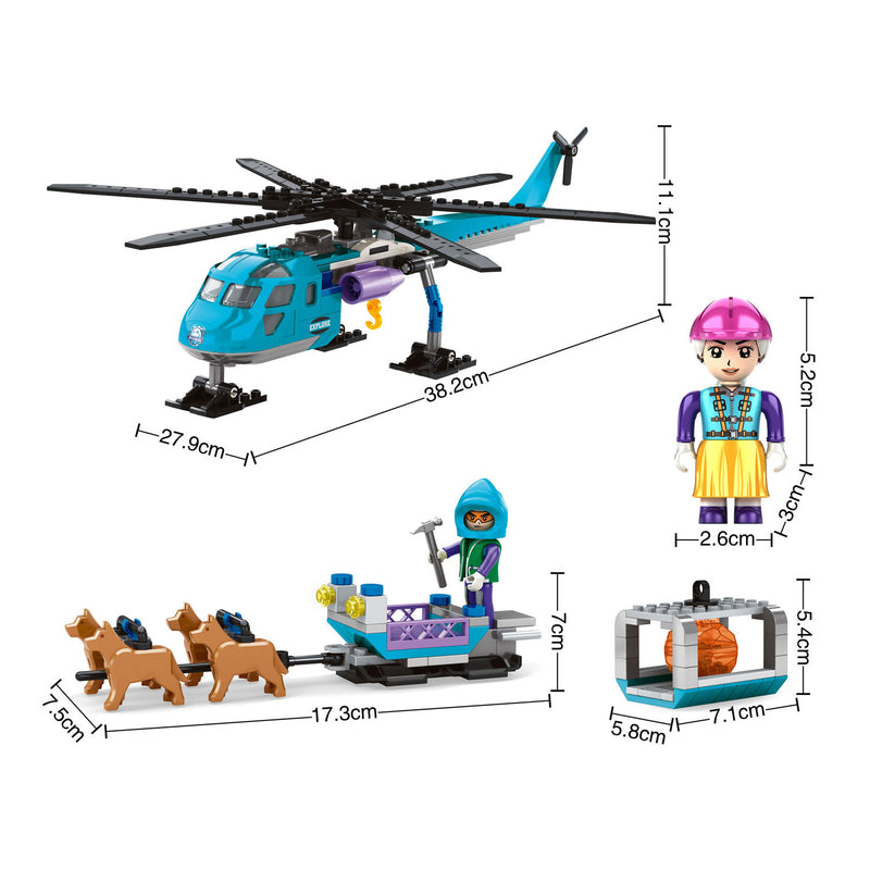 Bouwset Poolmissie Heli & Hondenslee - 248dlg.