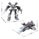 Bouwset Transformeer Robot / Spaceship - 81dlg