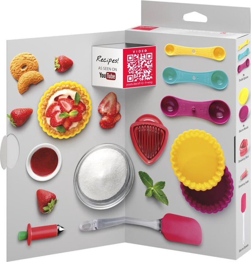 Metaltex Taart en Cake Set voor het maken van Taartjes en Gebakjes