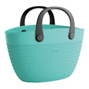 Linda Bag Beach 50x41 cm Turquoise/Zwart