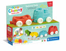 Clementoni Baby - Clemmy Sensory Trein met Soft Blokken, 12dlg.