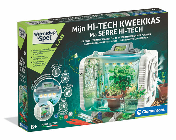 Clementoni Wetenschap en Spel - Mijn Hi-tech Kweekkas Experimenset