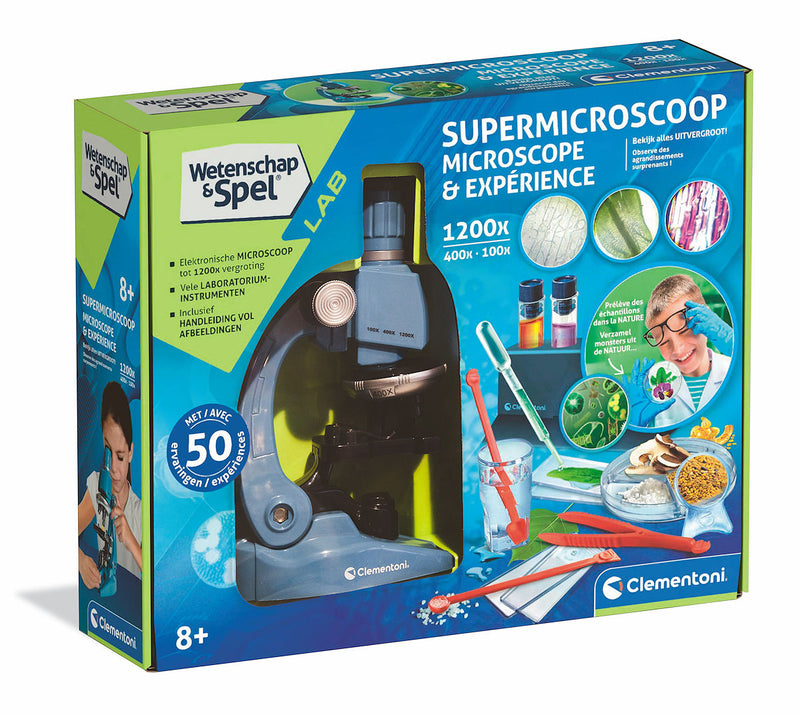 Clementoni Wetenschap en Spel - Super Microscoop