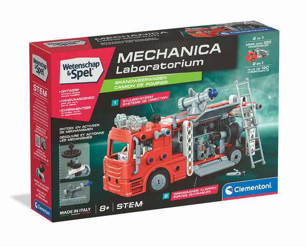 Clementoni Wetenschap en Spel - Mechania Laboratorium Brandweerwagen