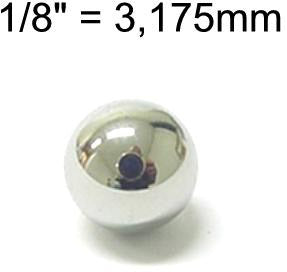 Kogels 1/8 Marabu 1A (per gros)