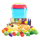 Playgo Speelgoed Eten in Opbergbox - 51dlg.