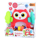 Playgo Peekaboo Uil Rammelaar Rood