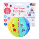 Playgo Regenboog Dwarrel Bal met Ratel Geluid