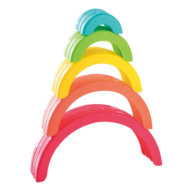 Play Stapel Regenboog Kleur, 5dlg.