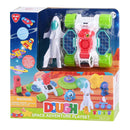 Playgo Ruimte Avonturen Kleiset - 4 Kleipotjes