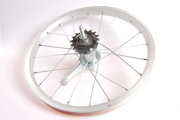 Achterwiel 16 x 1.75" aluminium met Favorit remnaaf