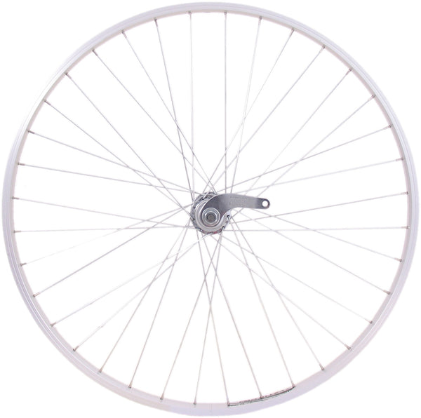 Achterwiel 28 x 1/4" aluminium Favorit remnaaf - zilver