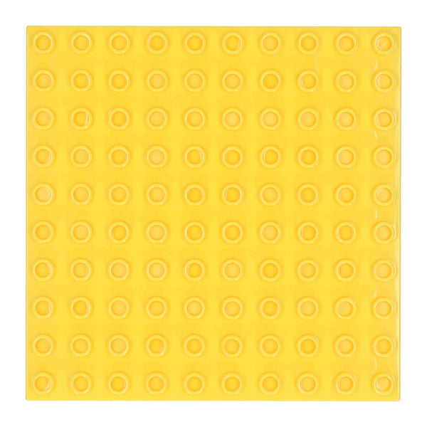 Bouwplaat Geel - 16x16cm