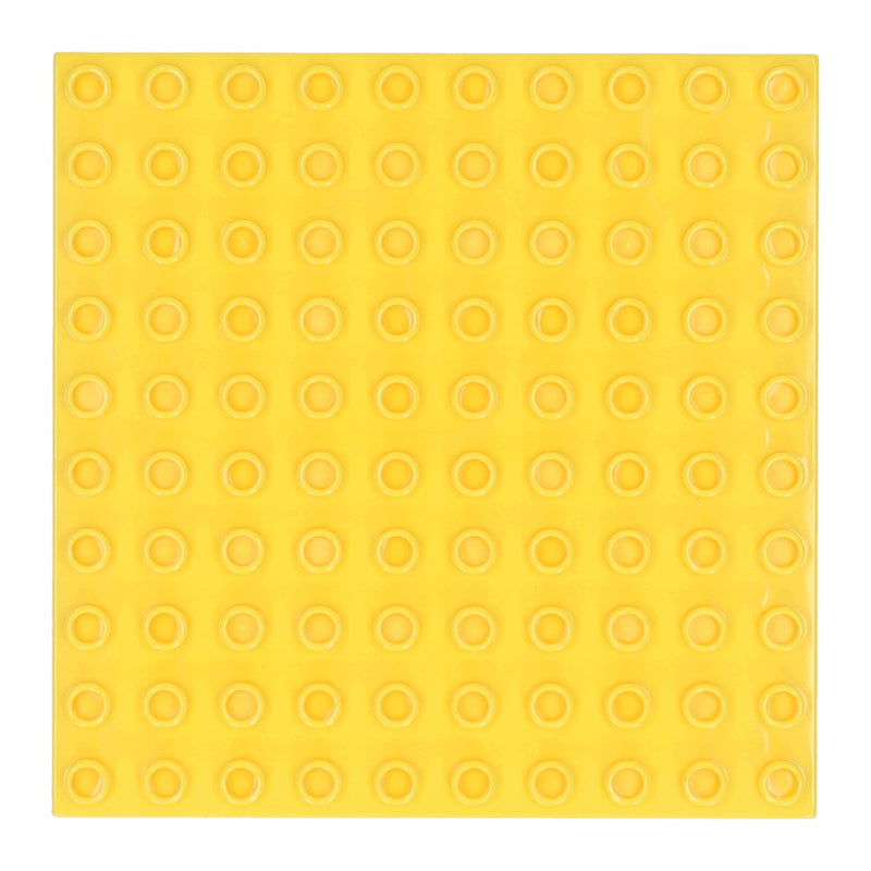 Bouwplaat Geel - 16x16cm