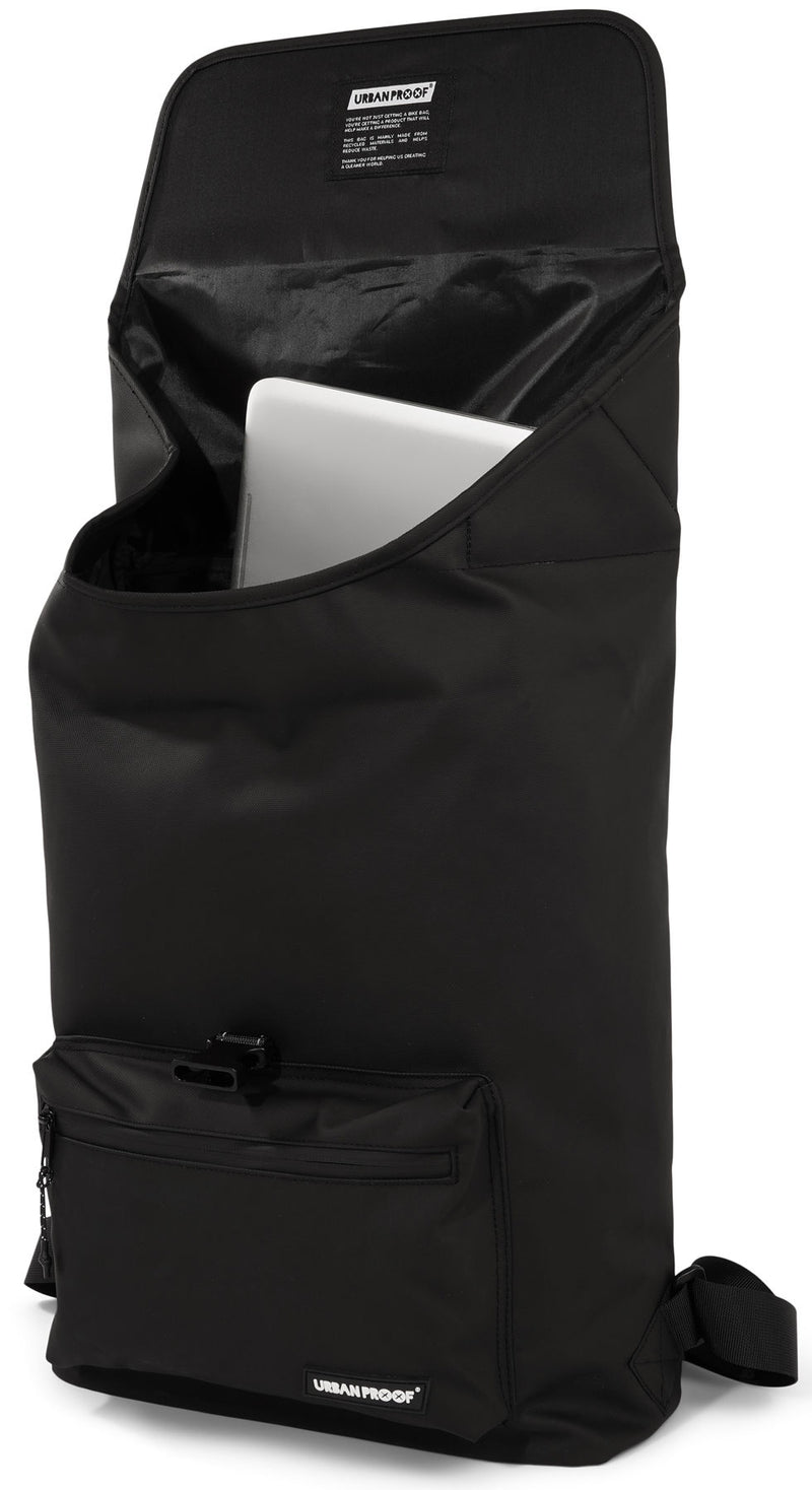 Gerecyclede shopper fietstas Urban Proof Cargo Backpack 20 liter 34 x 13 x 46 cm - zwart