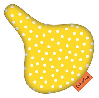 Zadeldek BikeCap Yellow Dot Small