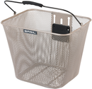 Fietsmand Basil Bilbao KF bevestiging 26 x 22 x 27 cm - nude metallic