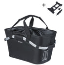 Fietsmand Basil Classic Carry All met MIK bevestiging 22 liter 20 x 38 x 17 cm - zwart