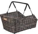 Fietmand Basil Cento Rattan Look met MIK bevestiging 22 liter 41 x 25 x 12 cm - bruin