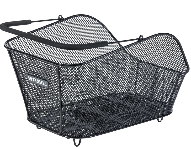 Fietsmand Basil Icon M met MIK bevestiging 13 liter 39 x 24 x 14 - zwart