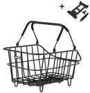 Fietsmand Basil Cento Alu met MIK bevestiging 14 liter 39 x 24 x 15 - zwart