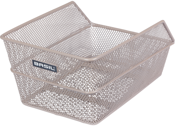 Fietsmand Basil Cento S 36 x 26 x 18 cm - Nude metallic