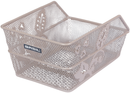 Fietsmand Basil Cento Flower S 31 x 21 x 0 - Nude metallic