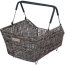 Fietsmand Basil Cento Rattan look Multi System 41 x 25 x 12 cm - bruin