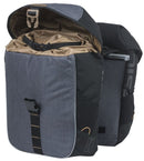 Dubbele fietstas Basil Miles MIK 34 liter 13 x 26 x 35 cm - zwart/grijs