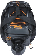 Bagagedragertas Basil Miles Tarpaulin XL Pro MIK 9-36 liter 33 x 19 x 18 cm - zwart/oranje