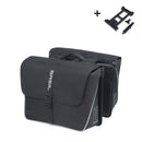 Dubble fietstas Basil Forte MIK 35 liter 15 x 38 x 30 cm - zwart