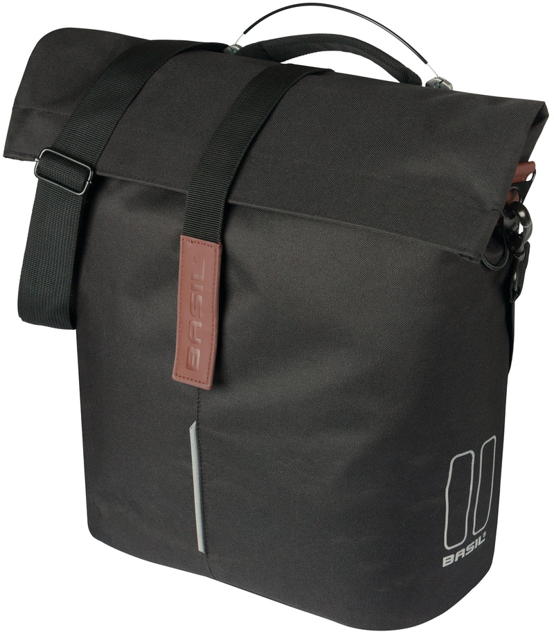 Fietsshopper Basil City 14 liter 11 x 29 x 36cm - zwart