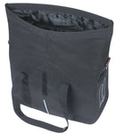 Fietshandtas Basil City MIK 8 - 11 liter 19 x 30 x 26 cm - zwart