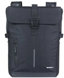 Dubbele fietsas Basil Move 30 liter 16 x 27 x 38 cm - zwart