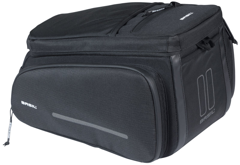 Bagagedragertas Basil Move 10 - 26 liter 24 x 33 x18 cm - zwart