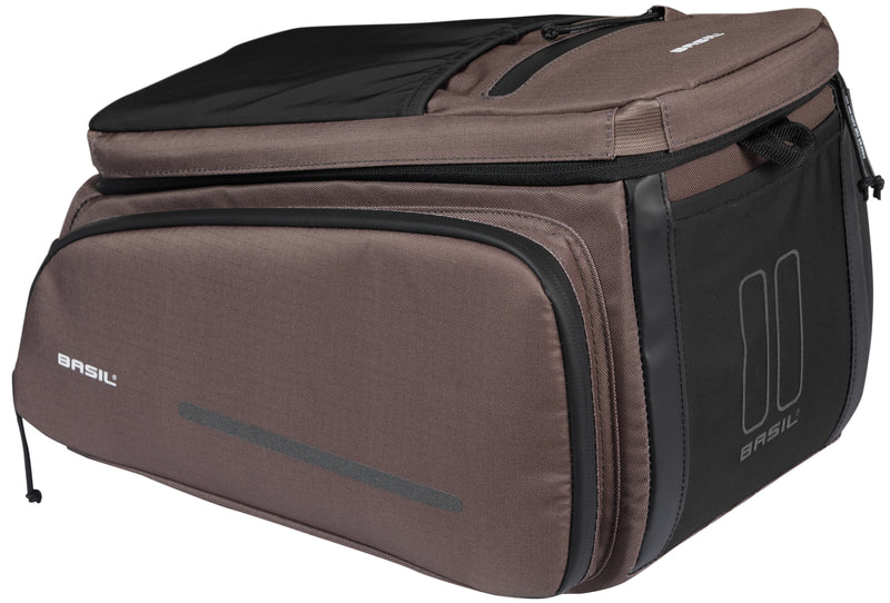Bagagedragertas Basil Move 10 - 26 liter 24 x 33 x18 cm - bruin