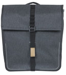 Dubbele fietstas Basil Urban Dry MIK 50 liter - charcoal
