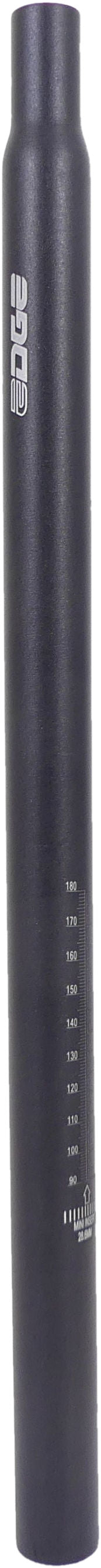 Zadelpen kaars Edge ø28.6 mm / 500 mm aluminium - mat zwart