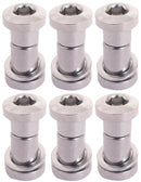Zadelpenbout Bofix inbus 19 mm - chroom (6 stuks)