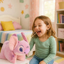 Disney Stitch Knuffelkussen Angel 45x28 cm Roze