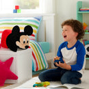 Disney Knuffelkussen Mickey Mouse 45x28 cm Rood/Zwart