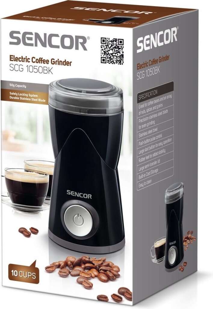 Sencor SCG 1050BK Koffiemolen Zwart