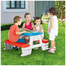 Dolu Fisher Price Picknicktafel Rood/Wit/Blauw