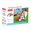 Dolu Fisher Price Picknicktafel Rood/Wit/Blauw