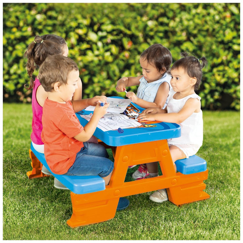 Dolu Hot Wheels Picknicktafel Blauw/Oranje