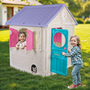 Dolu Speelhuis Roze/Wit/Blauw/Paars 122.5x110x104cm