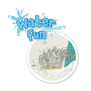 Dolu Big Waterglijbaan 144x85x189 cm Groen/Wit