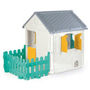 Dolu Speelhuis 122.5x104x156 cm + Geluid Wit/Groen/Grijs/Geel