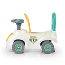 Dolu Loopauto Wit/Groen/Geel