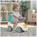 Dolu Loopauto Wit/Groen/Geel